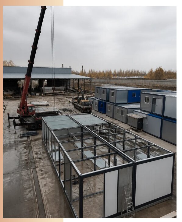 Изготовление модульных зданий любой площади под ключ в Пскове